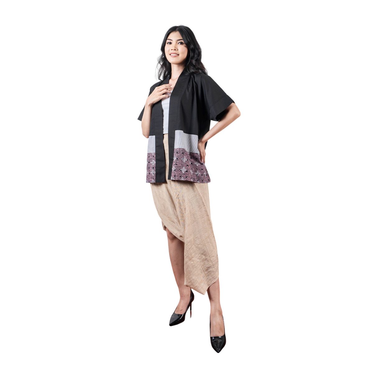 Moderna Blazer Black Purple - Image 3