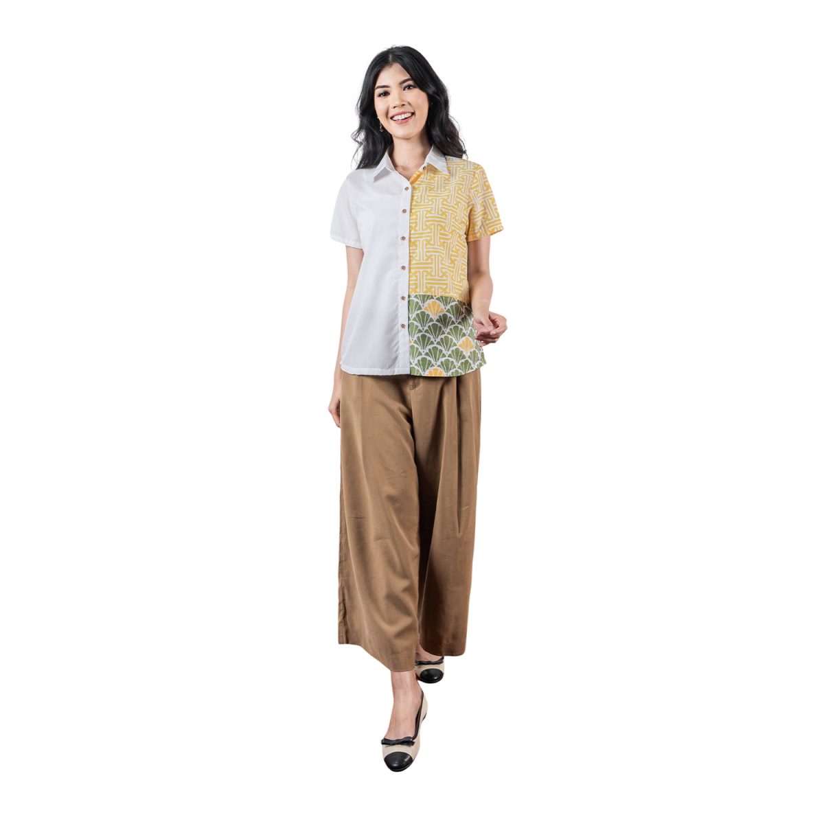 Agnes Shirt Yellow Green - Image 6