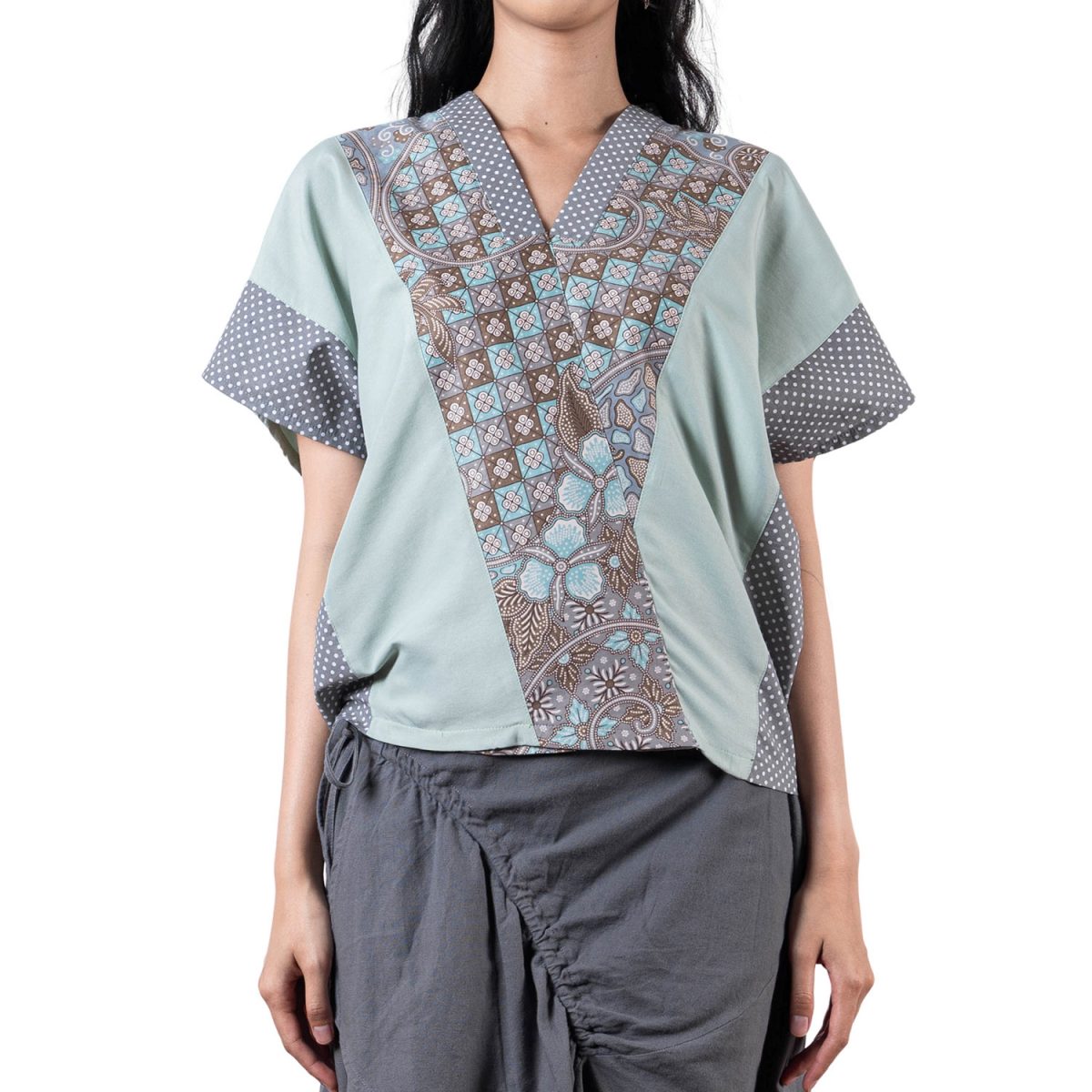 Rosalind Blouse Green - Image 2