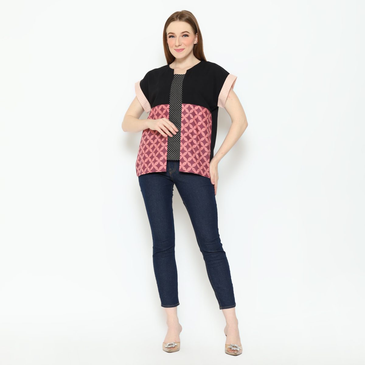 Irina Blouse Kawung Purple - Image 5
