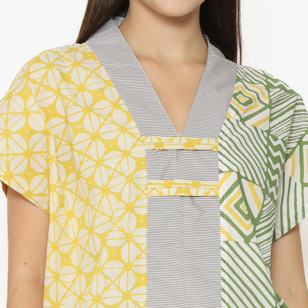 Inara Blouse Yellow Green - Image 2