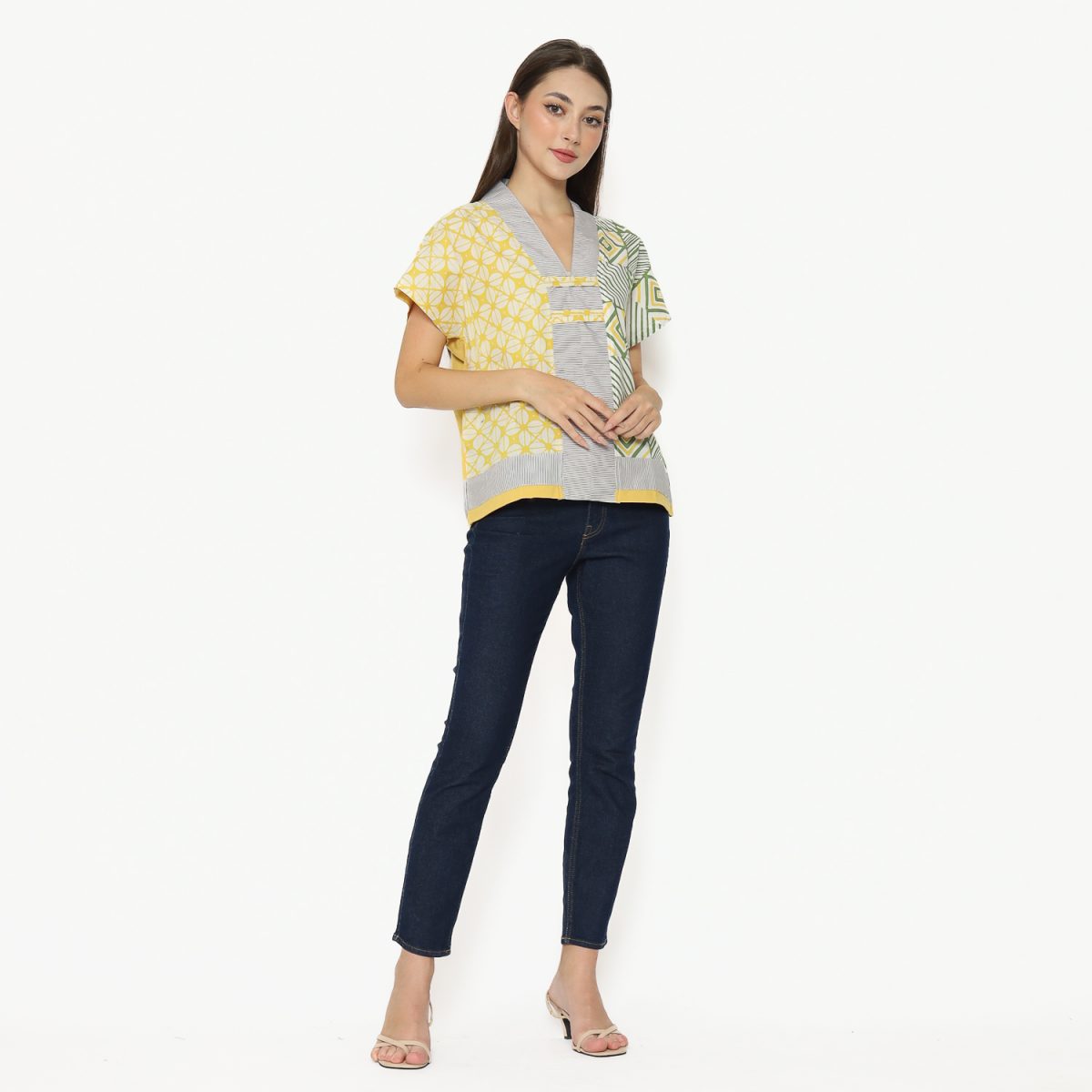 Inara Blouse Yellow Green - Image 9