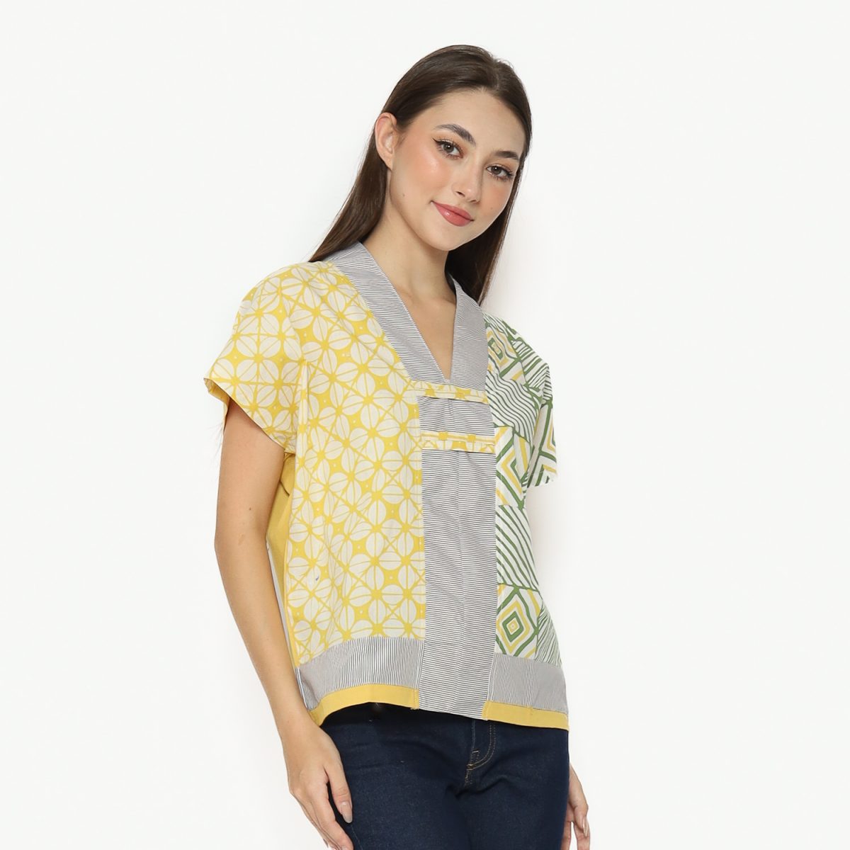 Inara Blouse Yellow Green - Image 6