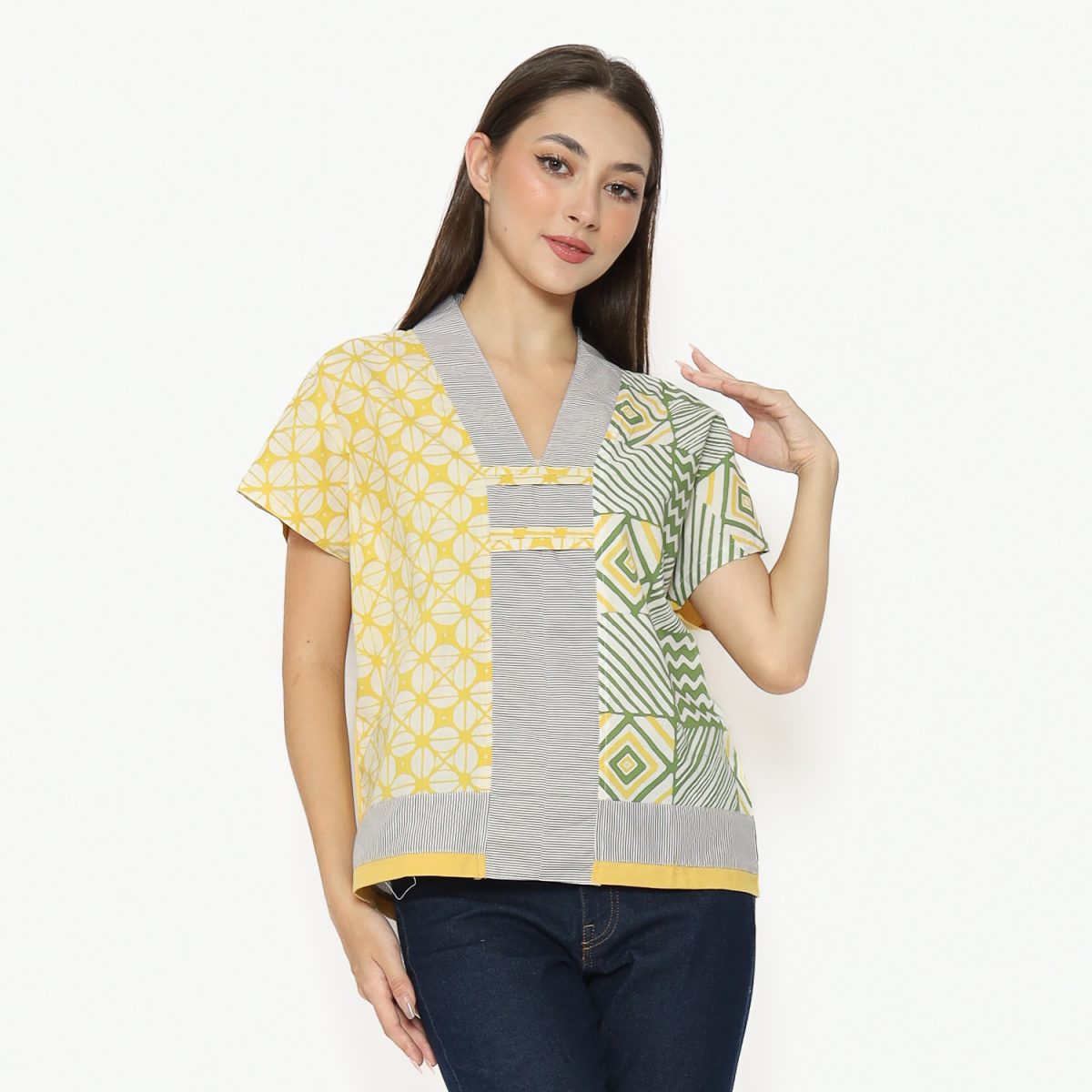 Inara Blouse Yellow Green - Image 5