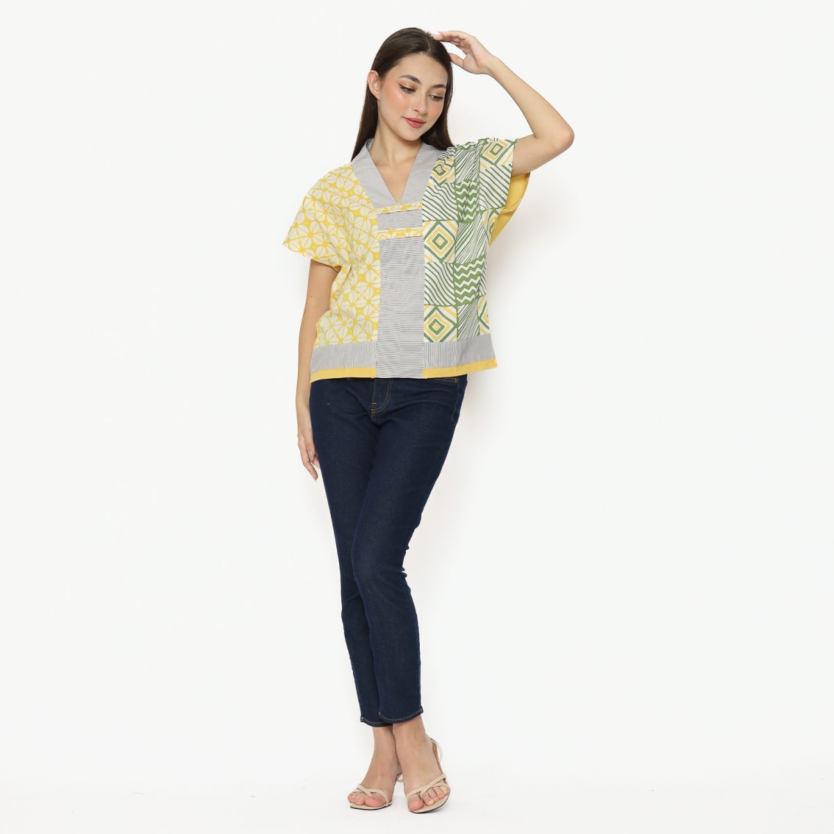 Inara Blouse Yellow Green - Image 8