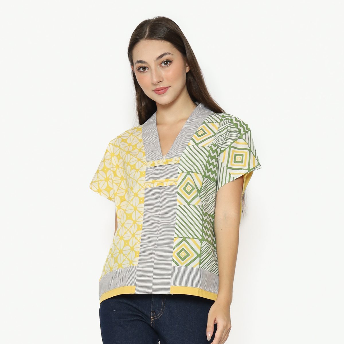 Inara Blouse Yellow Green - Image 4