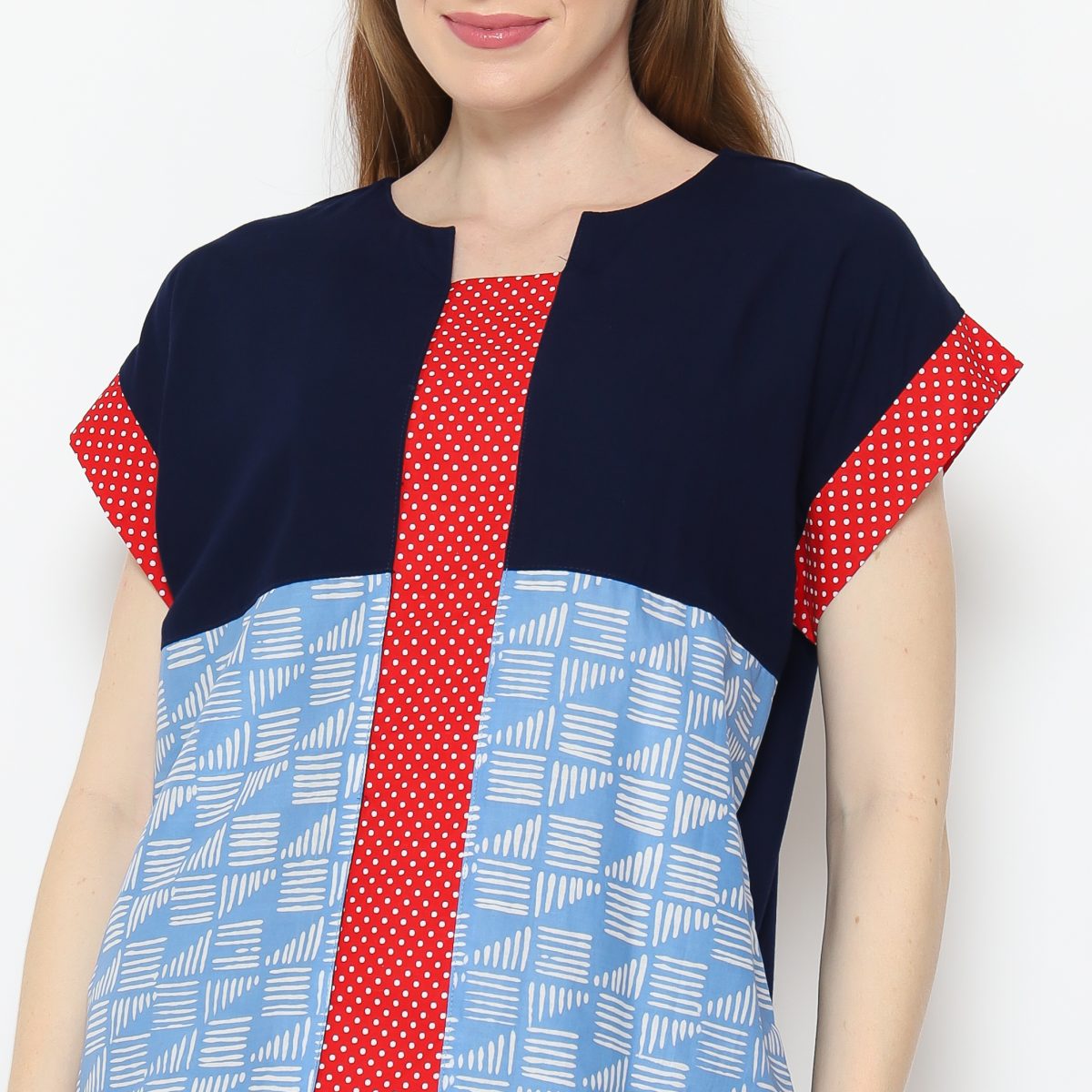 Irina Blouse Navy Blue - Image 2