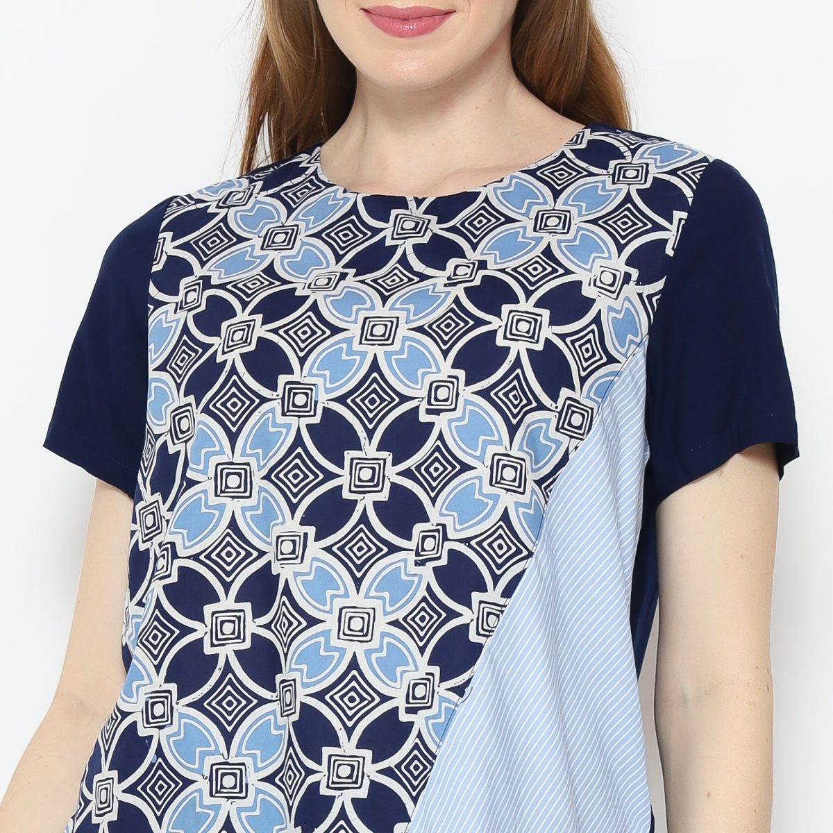 Lola Blouse Navy - Image 2