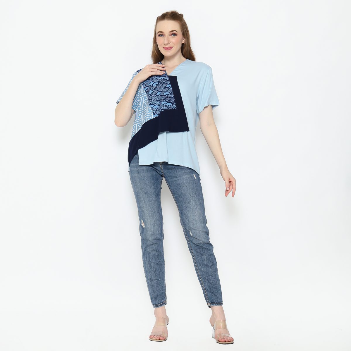 Merry Blouse Blue - Image 6
