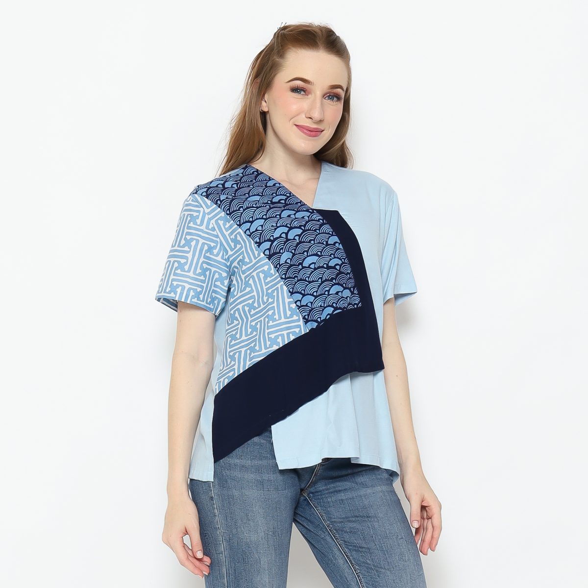 Merry Blouse Blue - Image 3