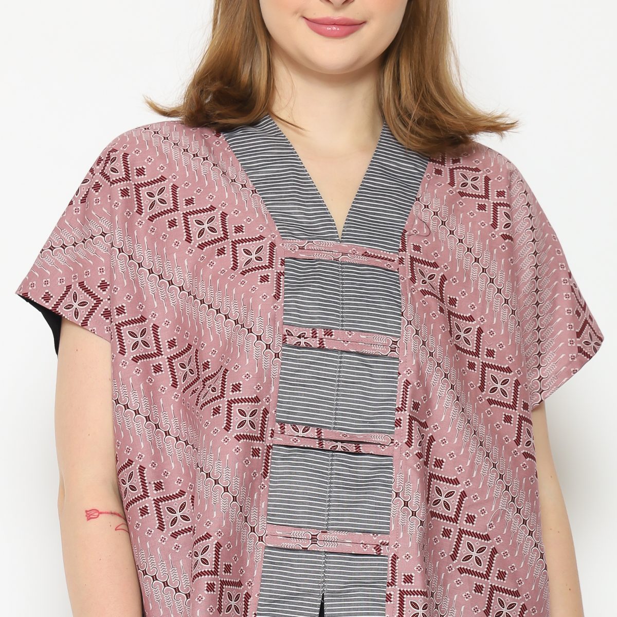 Olivia Blouse Dusty Pink - Image 2