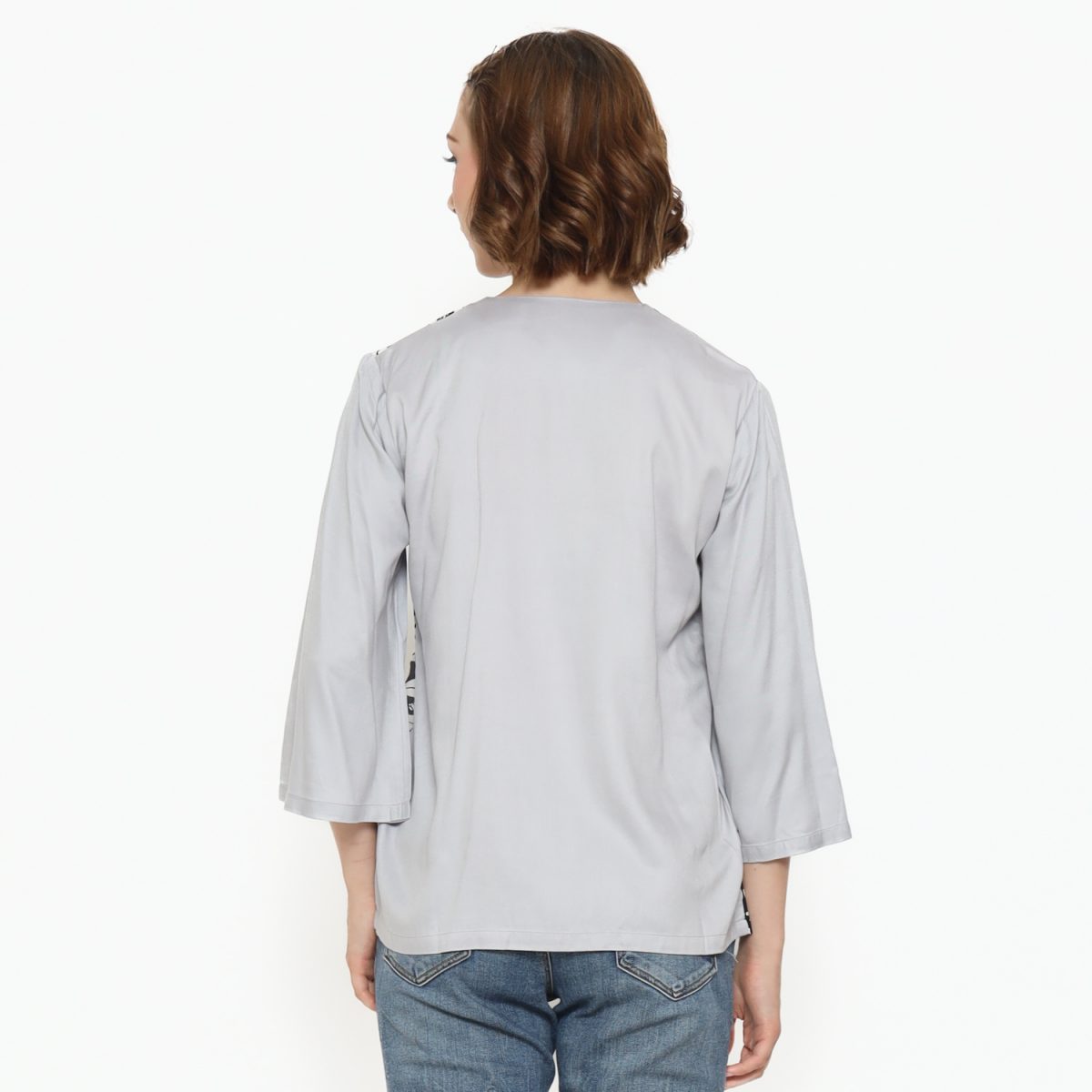Valerie Blouse Kawung Black - Image 5