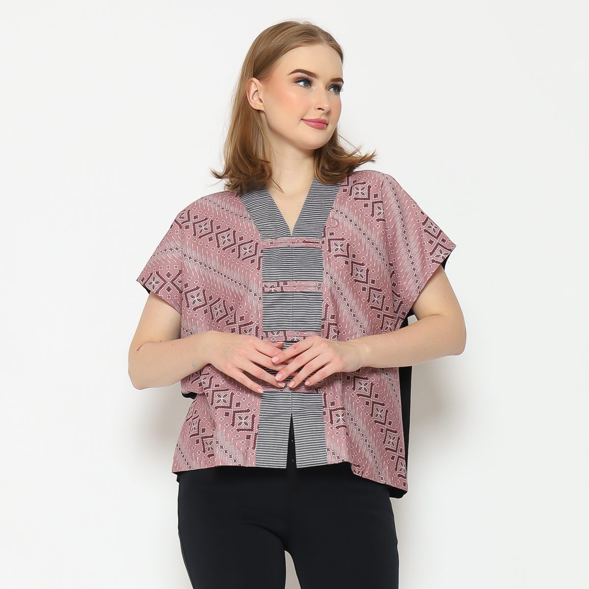 Olivia Blouse Dusty Pink