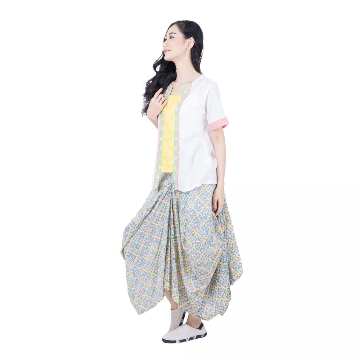 Isla Blouse Cream Yellow - Image 3