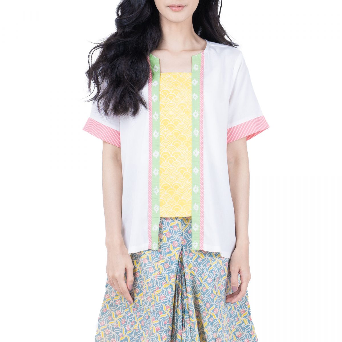 Isla Blouse Cream Yellow - Image 2