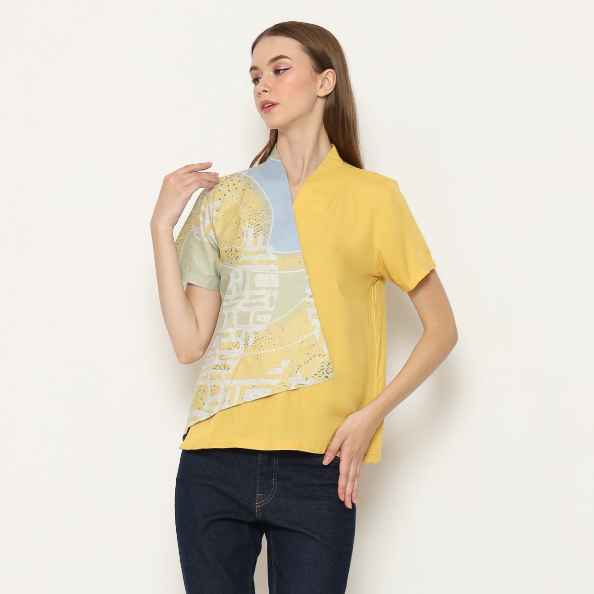 Leslie Blouse Yellow - Image 4