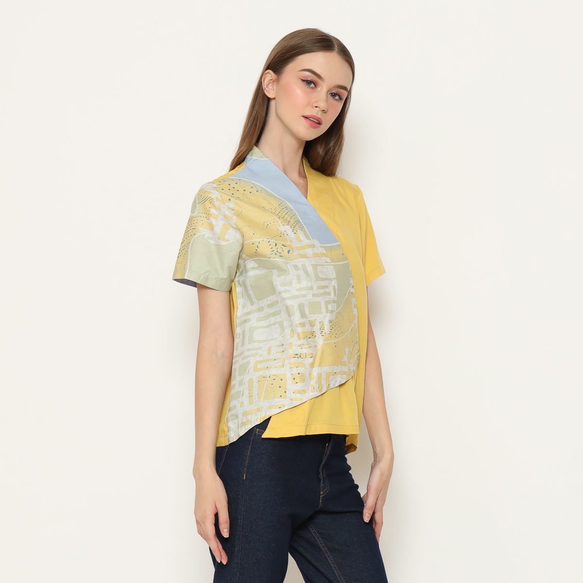Leslie Blouse Yellow - Image 3