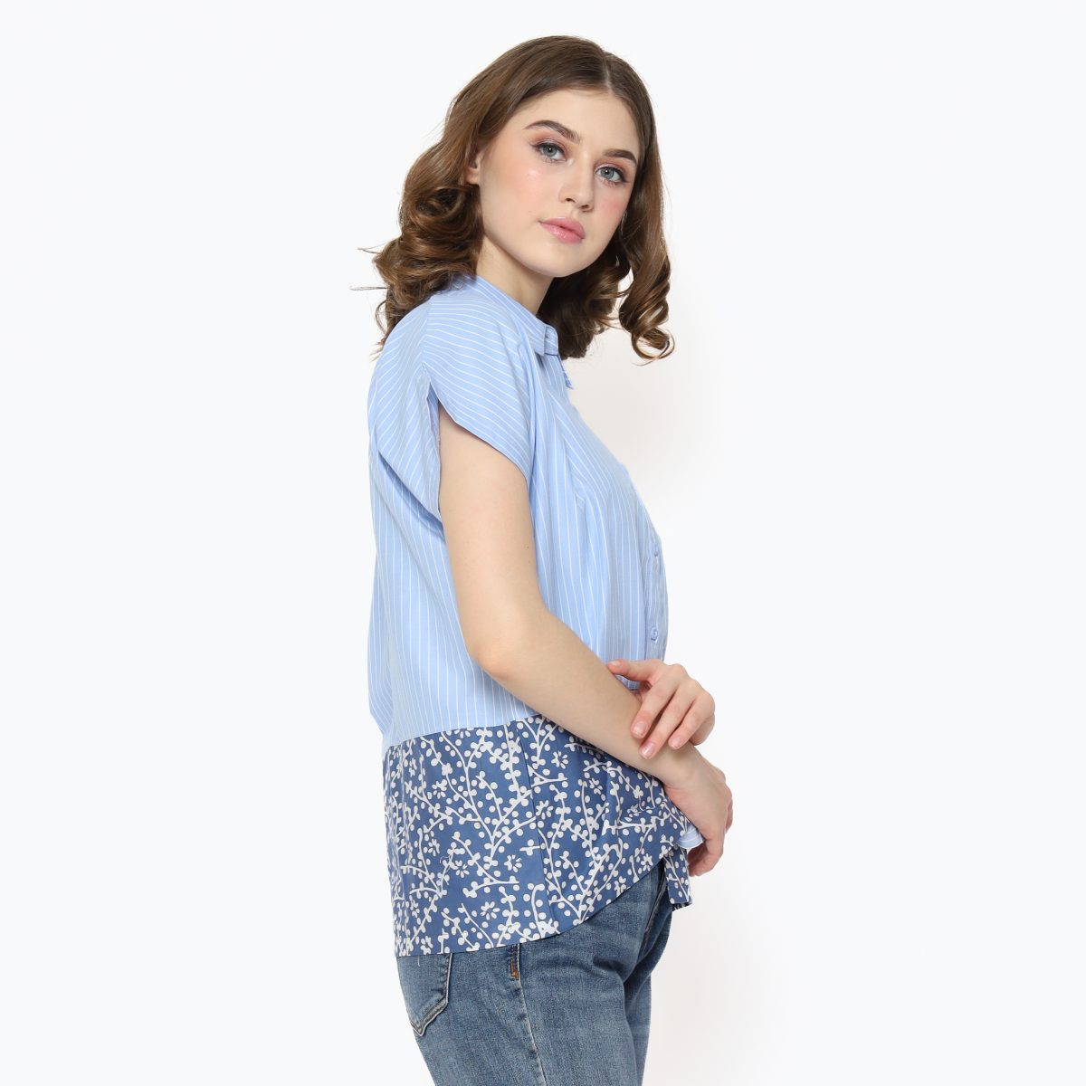 Clarrisa Shirt Blue - Image 4