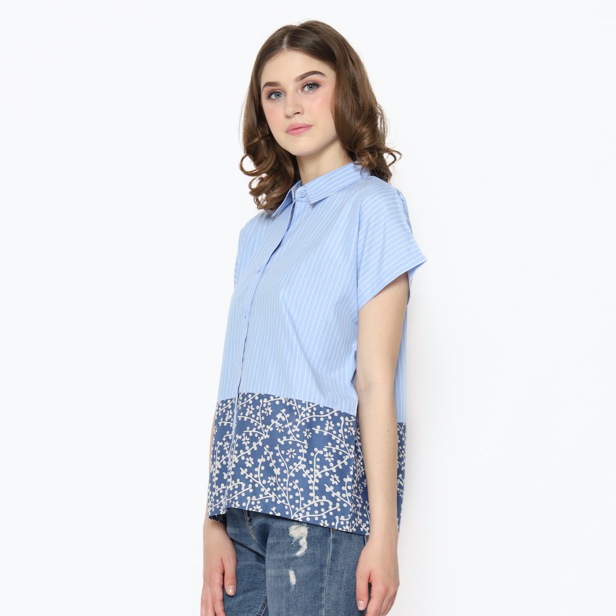 Clarrisa Shirt Blue - Image 3