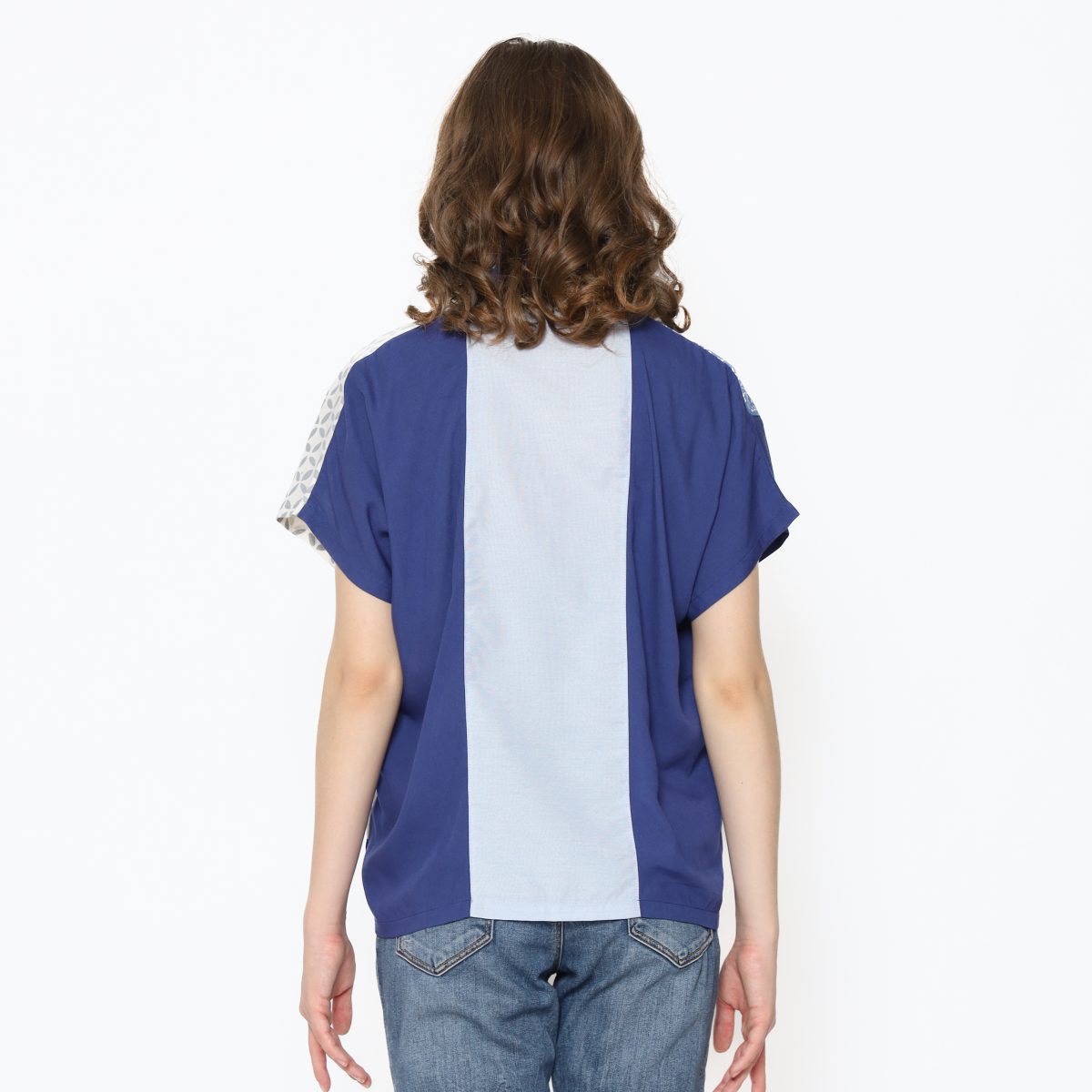 Fidelya Blouse Blue Grey - Image 5