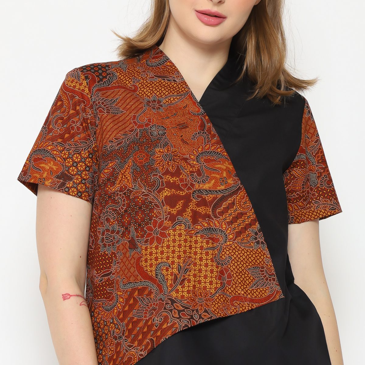 Leslie Blouse Brown - Image 2