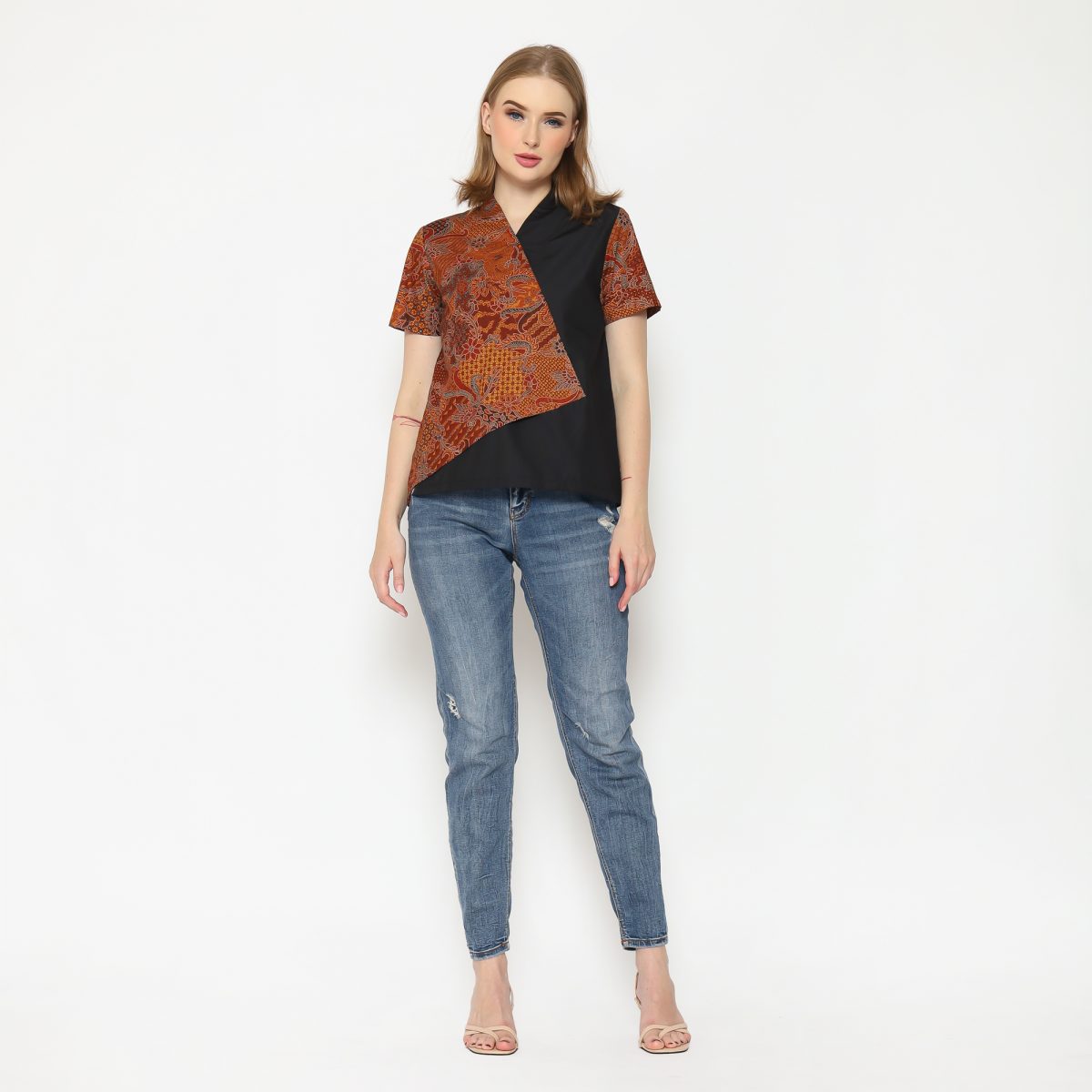 Leslie Blouse Brown - Image 8