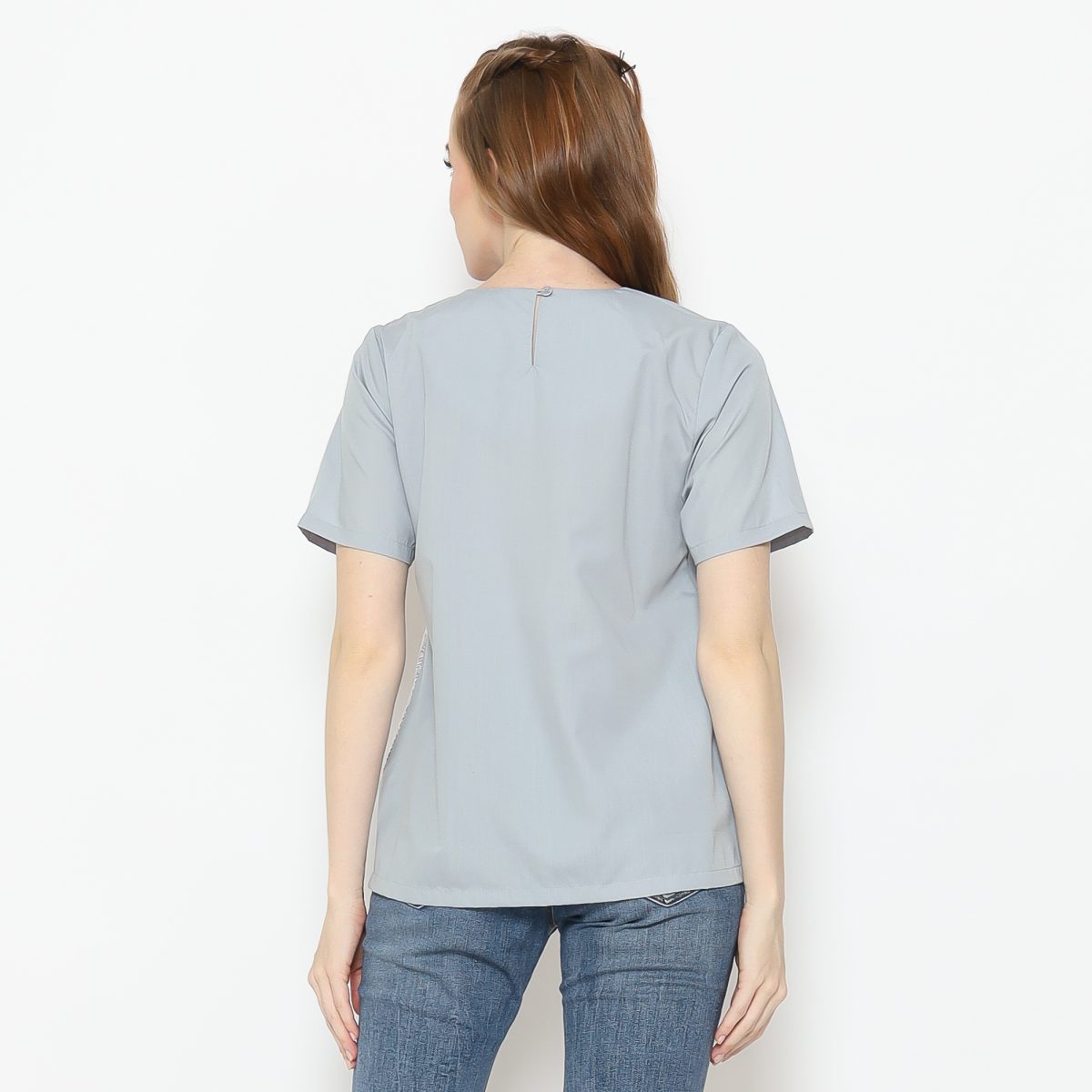 Nikita Blouse Grey - Image 5