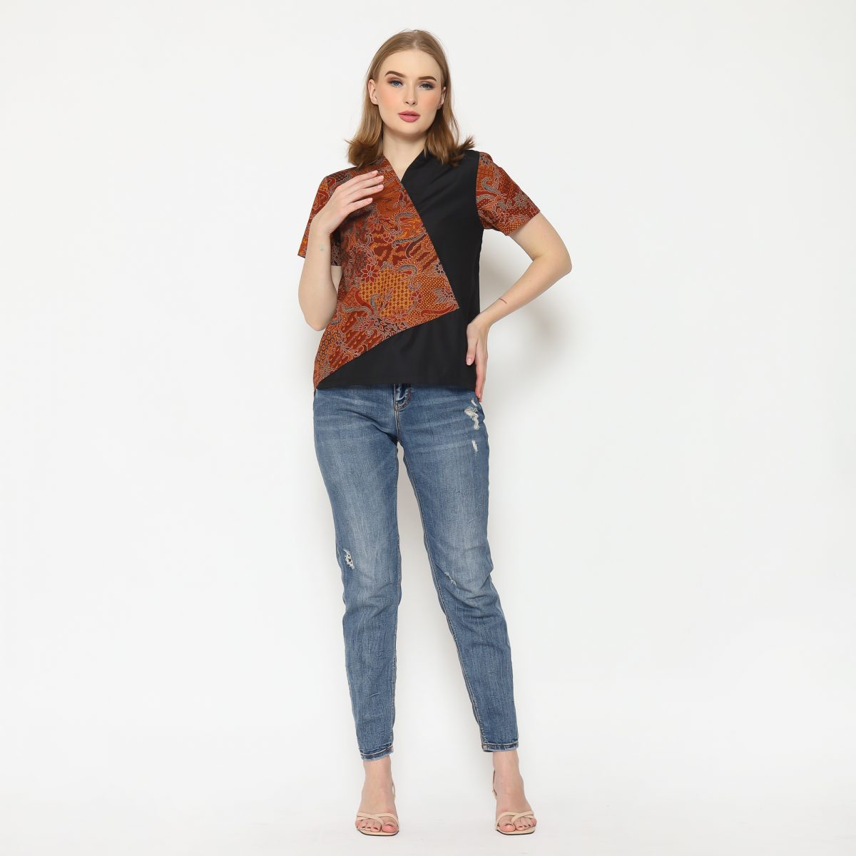 Leslie Blouse Brown - Image 7
