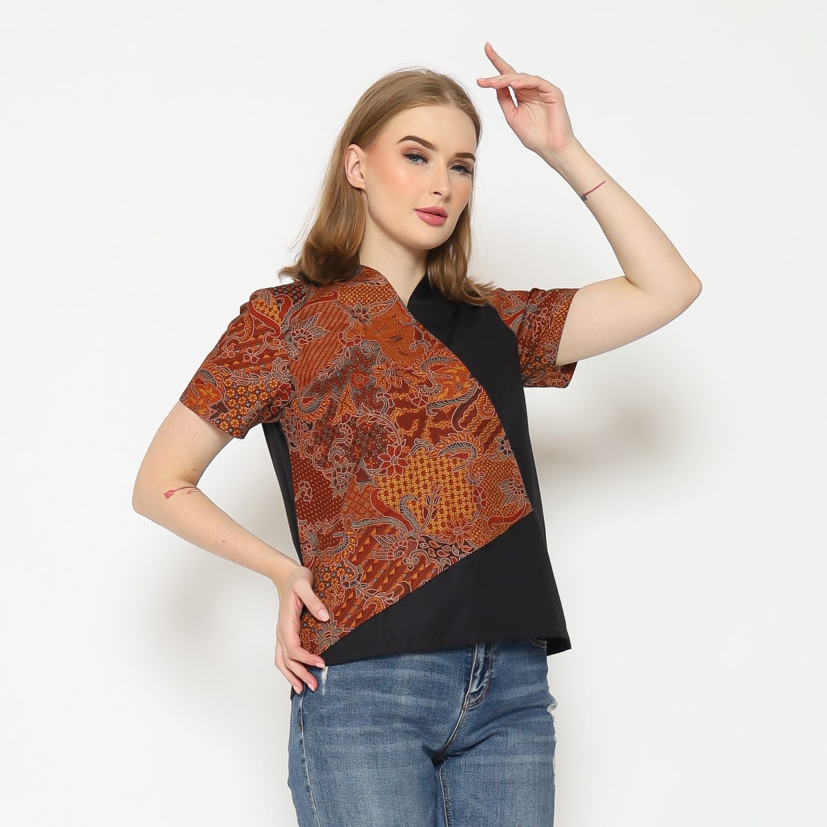 Leslie Blouse Brown - Image 5