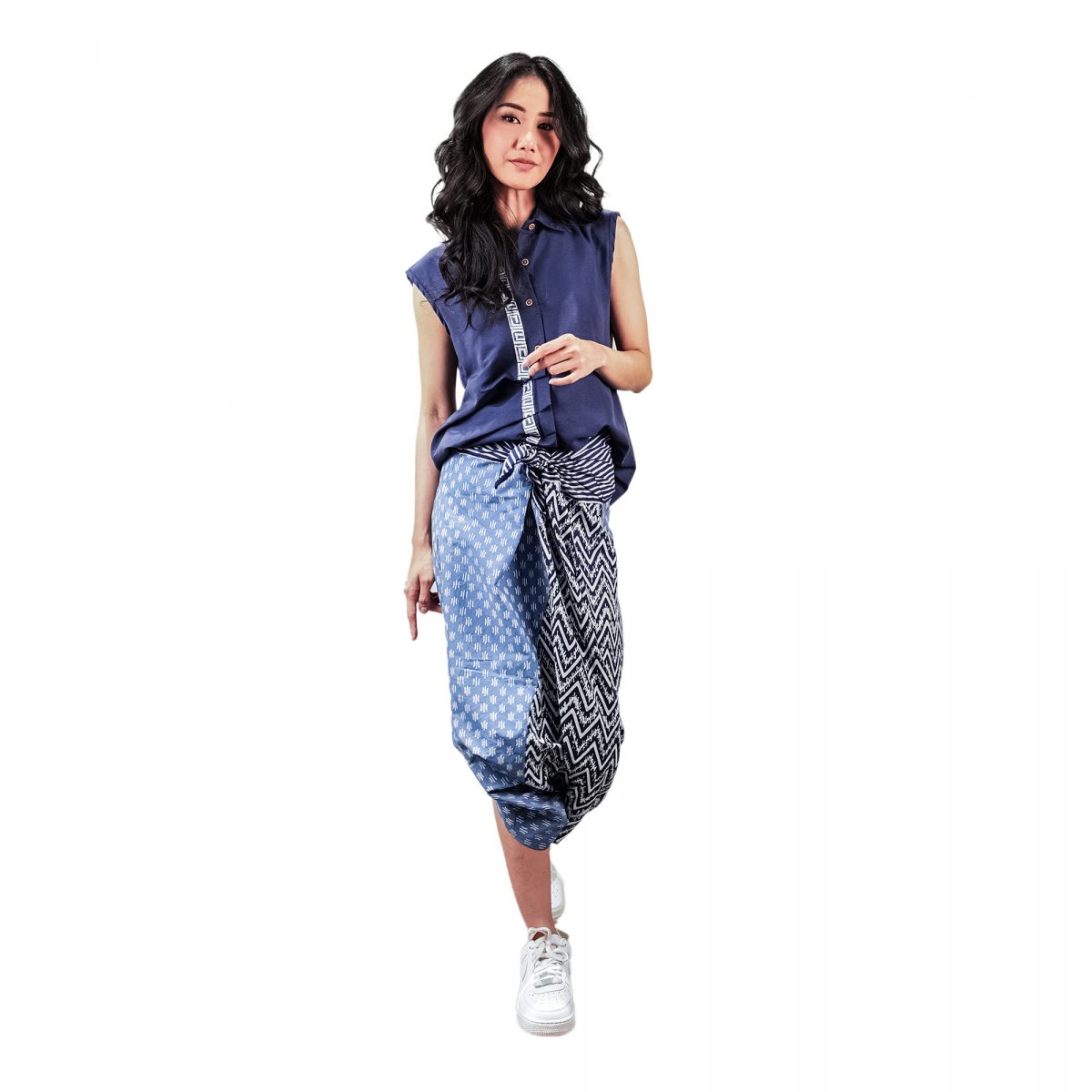 Aiko Shirt Navy - Image 6
