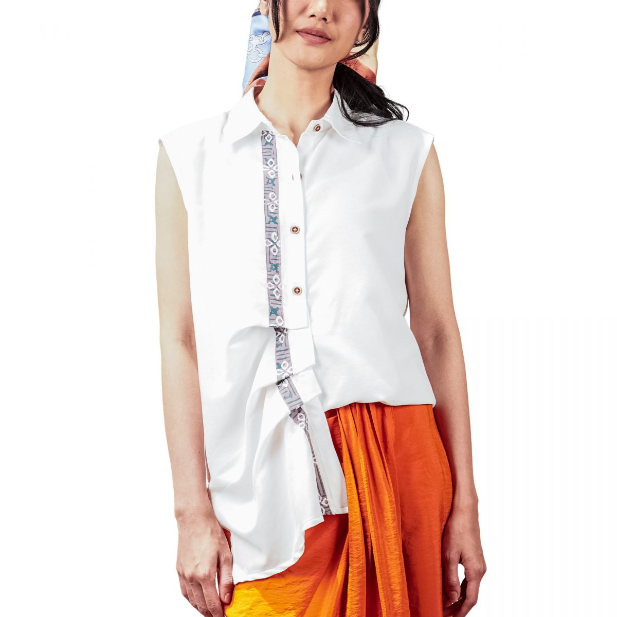 Aiko Shirt Broken White - Image 2