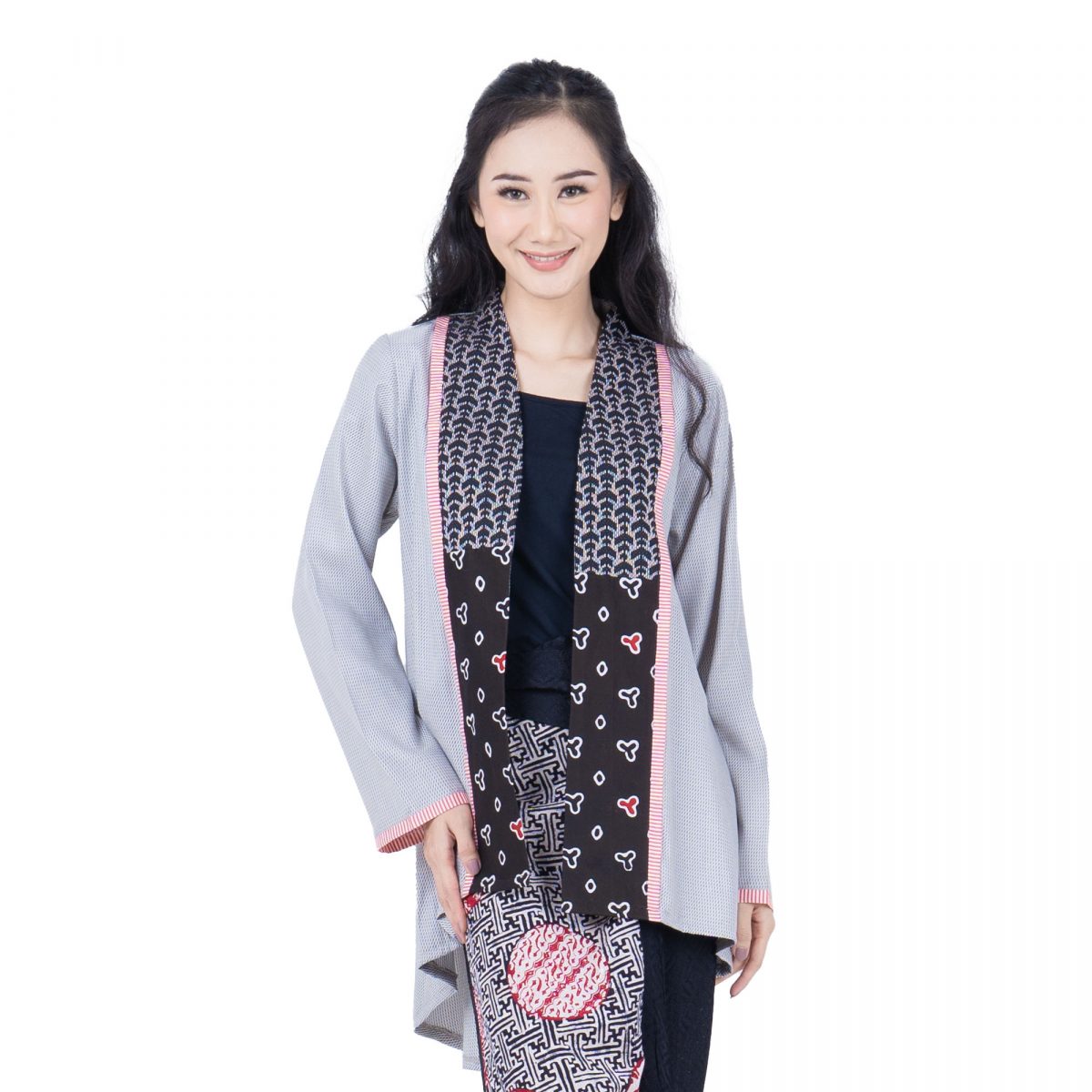 Saverine Blazer Black Grey