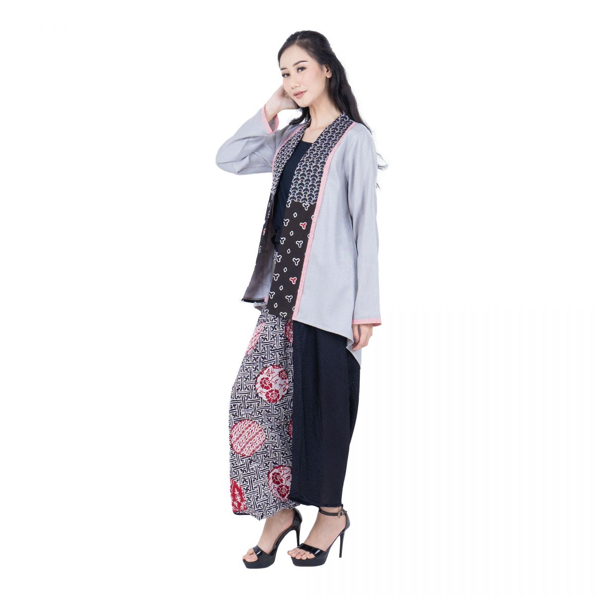 Saverine Blazer Black Grey - Image 4