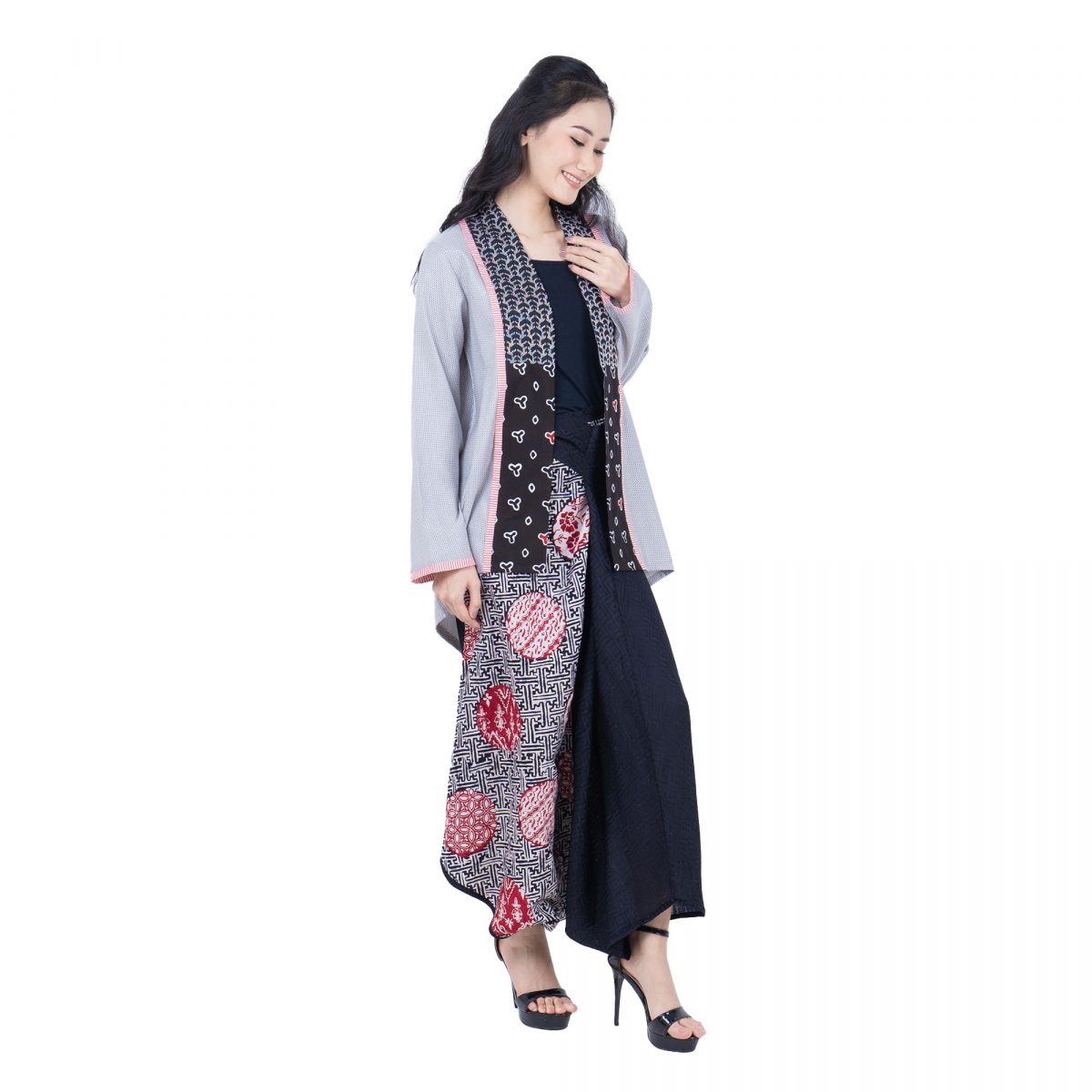 Saverine Blazer Black Grey - Image 3