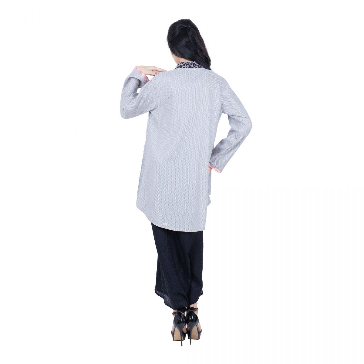 Saverine Blazer Black Grey - Image 5