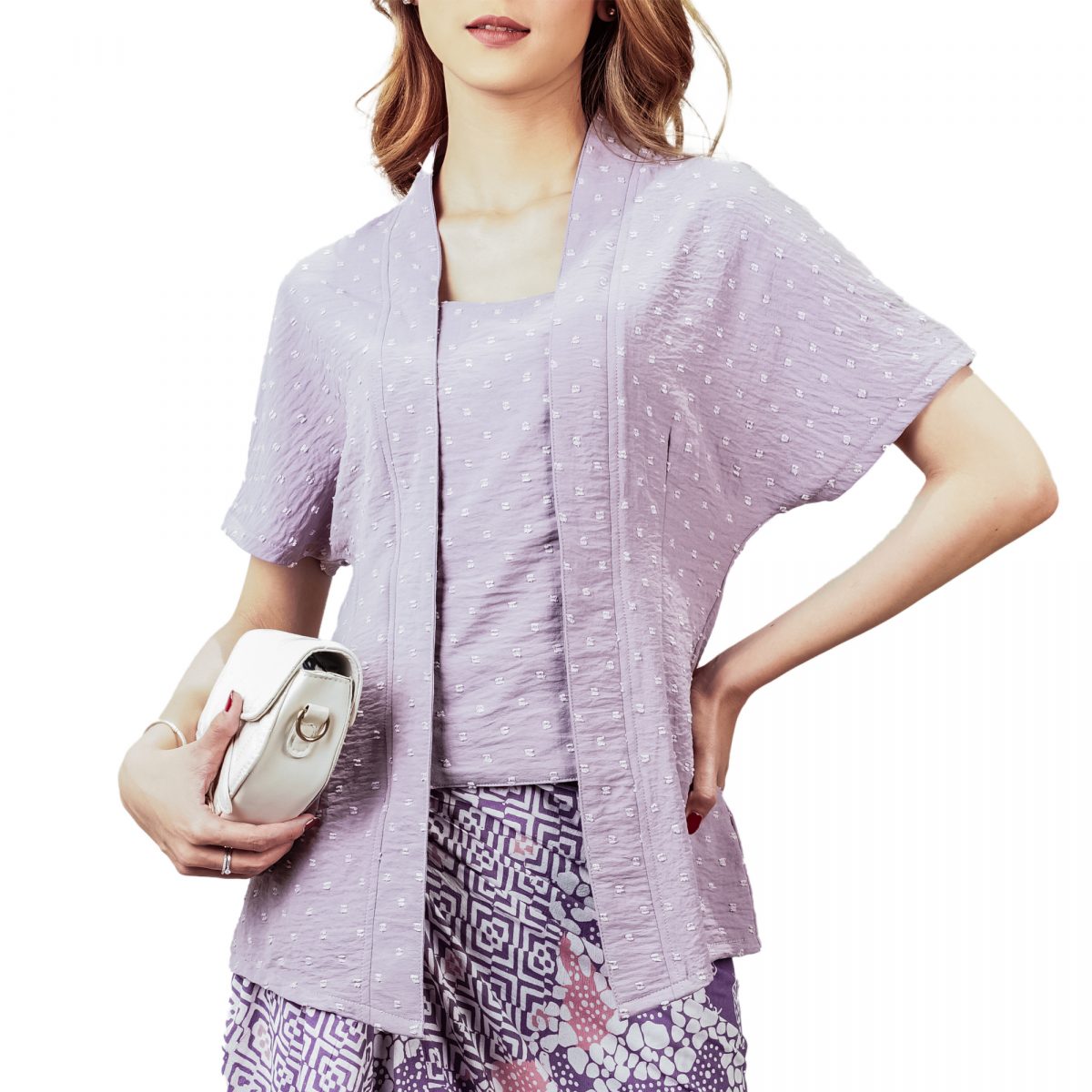 Yasmine Blouse Purple - Image 2