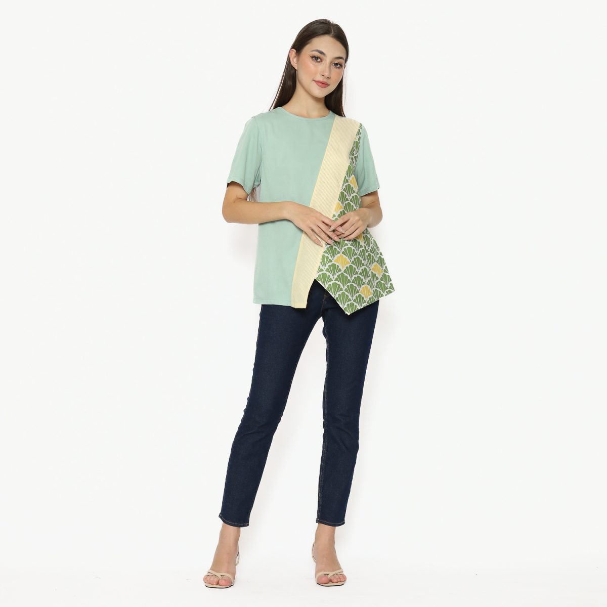Devina Blouse Green - Image 7