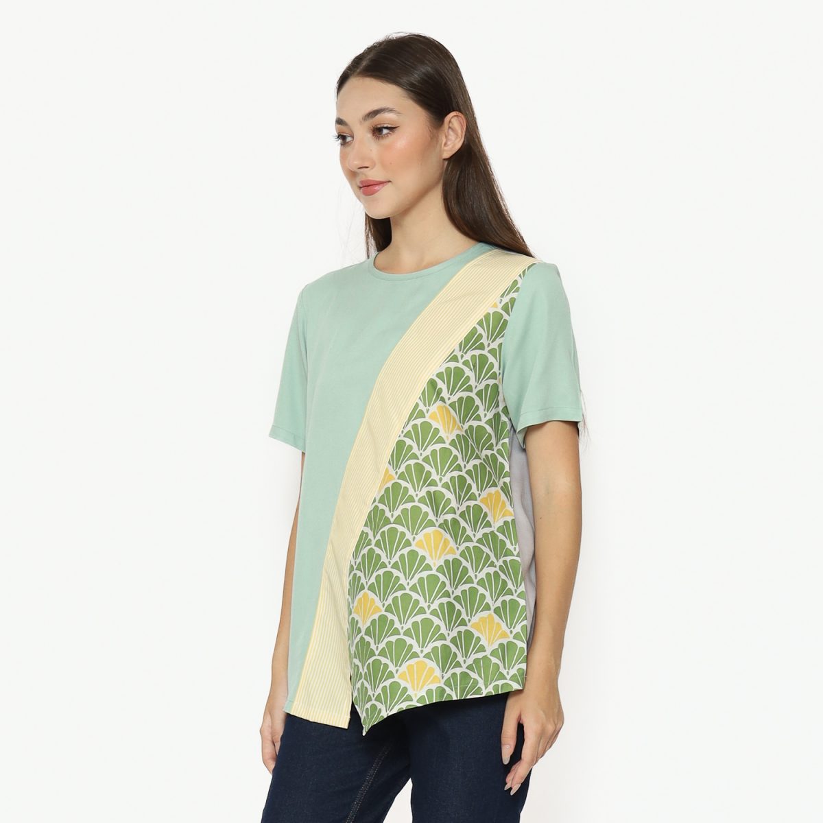 Devina Blouse Green - Image 3