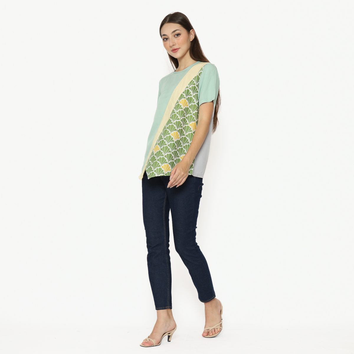 Devina Blouse Green - Image 6