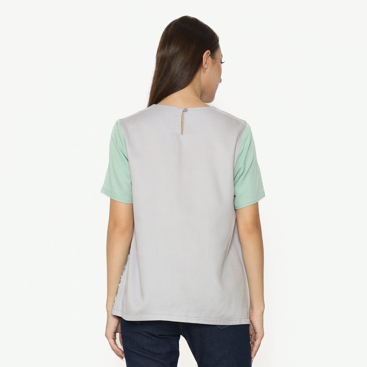Devina Blouse Green - Image 5