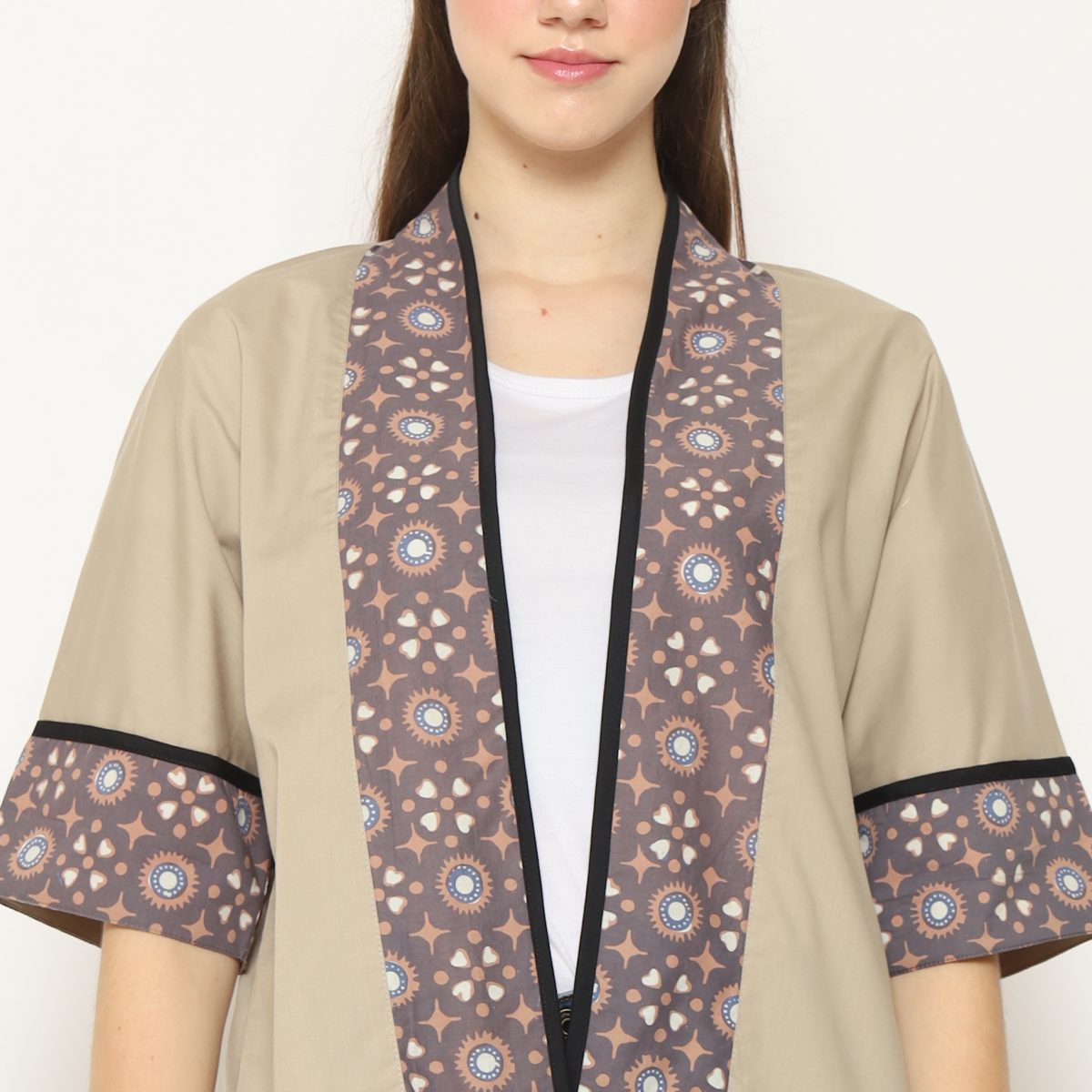 Divya Blazer Khaki Grey - Image 2
