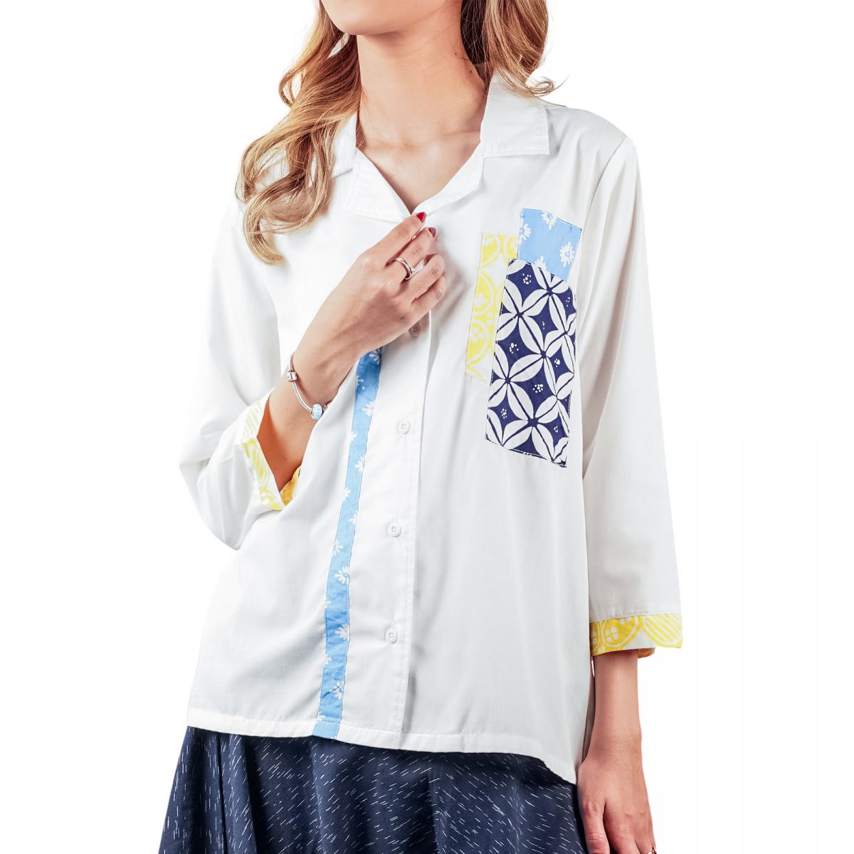 Mazumie Shirt Broken White - Image 2