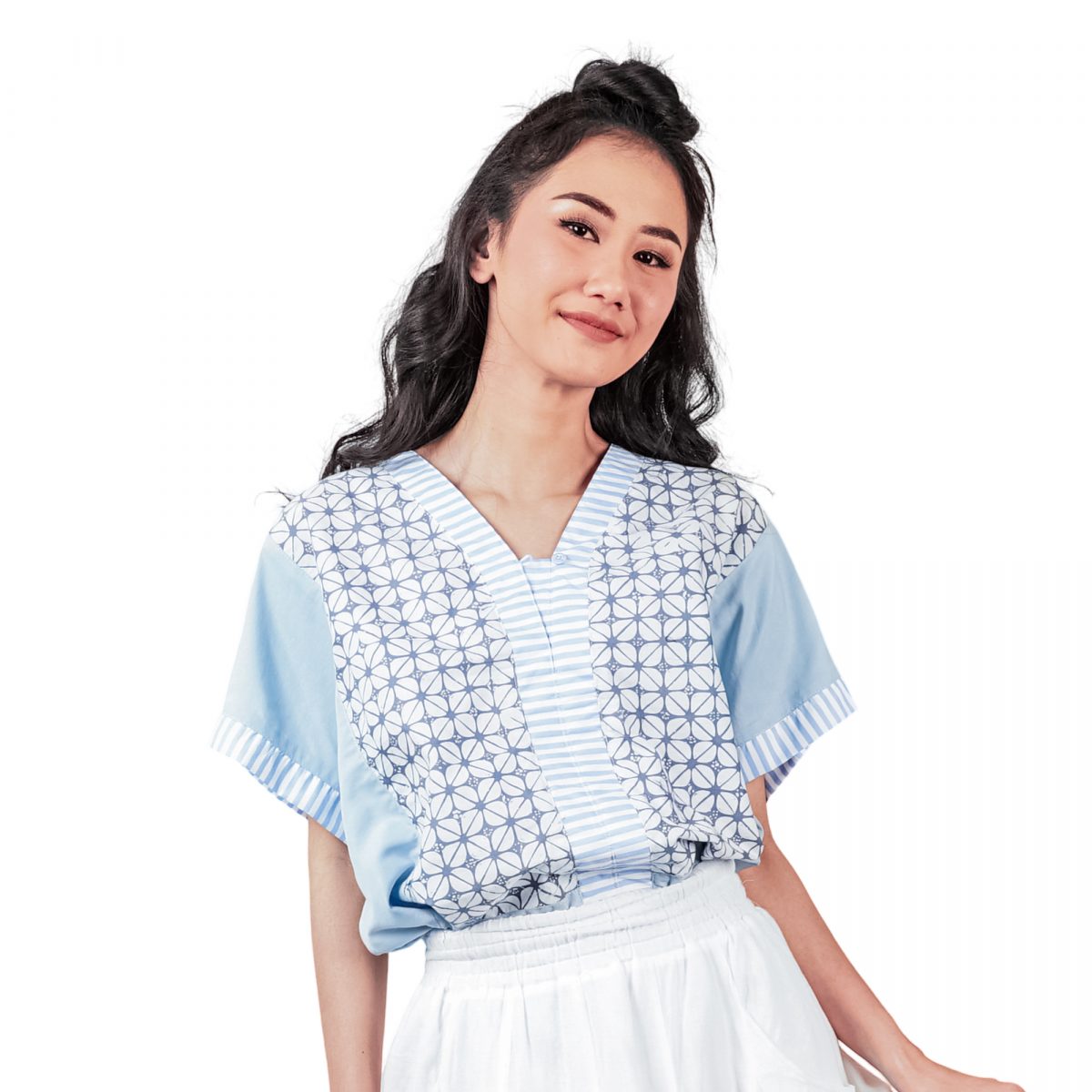 Nadira Blouse Sky Blue
