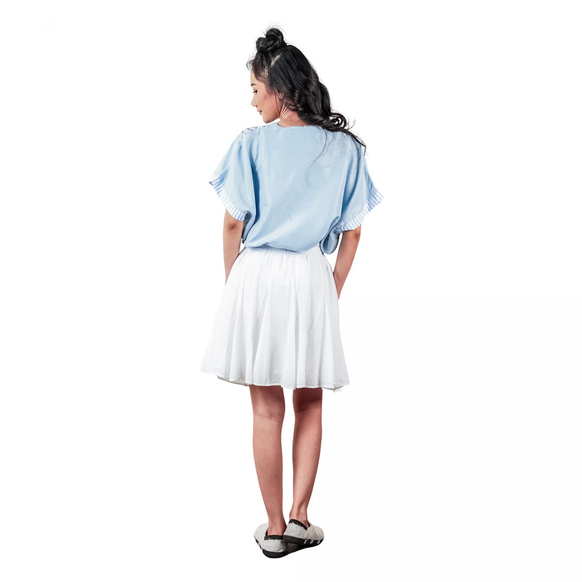 Nadira Blouse Sky Blue - Image 5