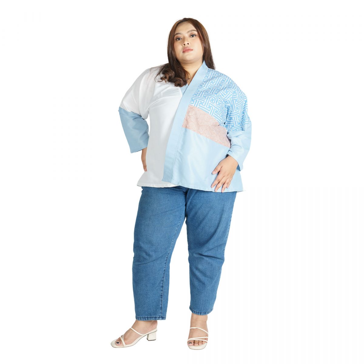 Amanda Blouse Blue - Image 11
