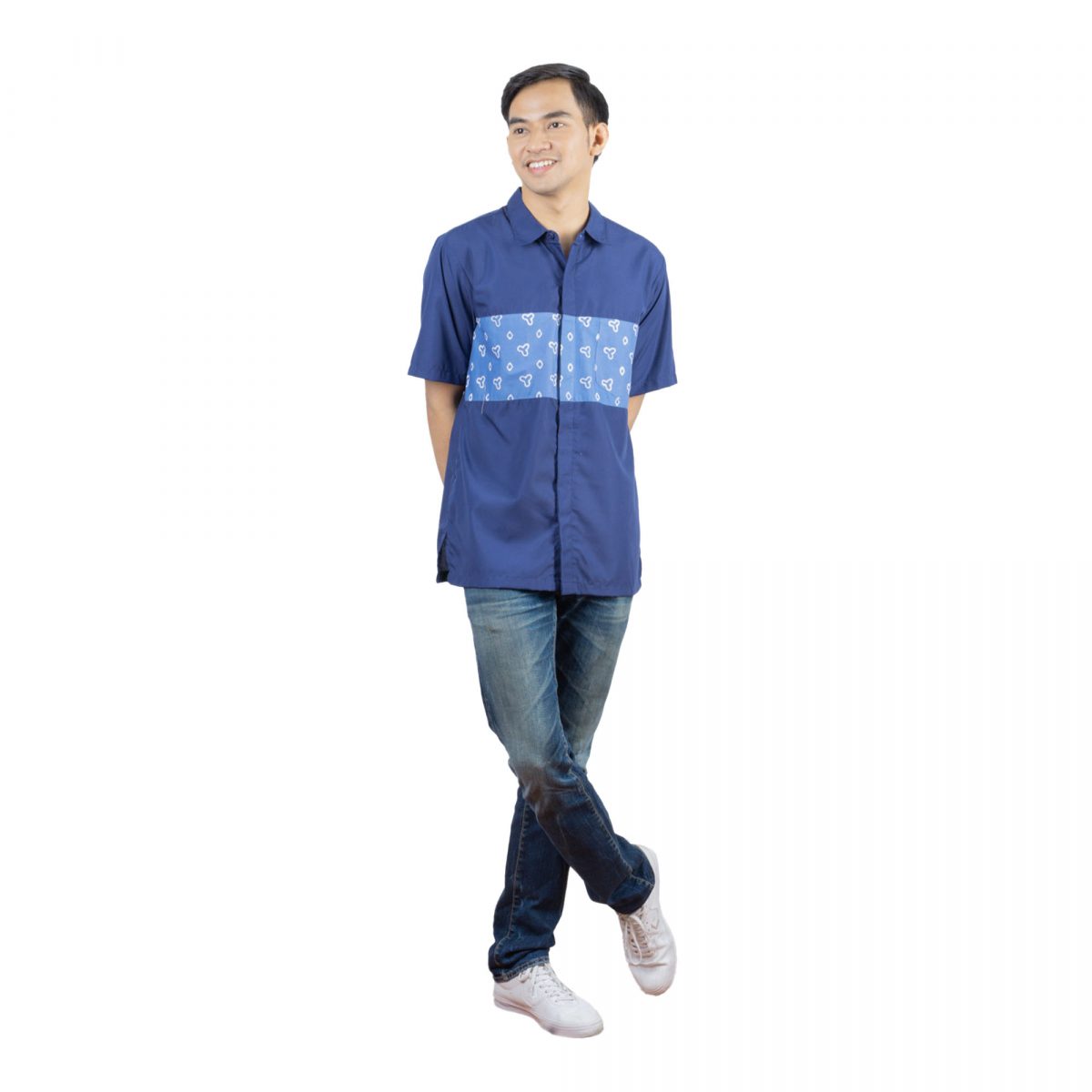 Pasha Shirt Navy - Image 6