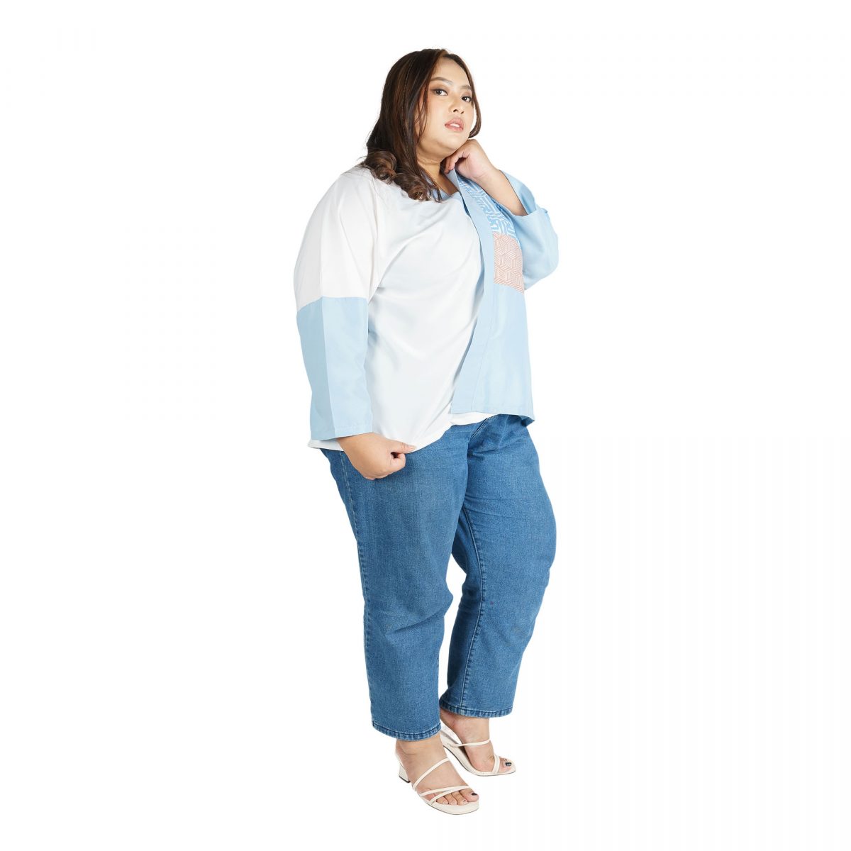Amanda Blouse Blue - Image 7