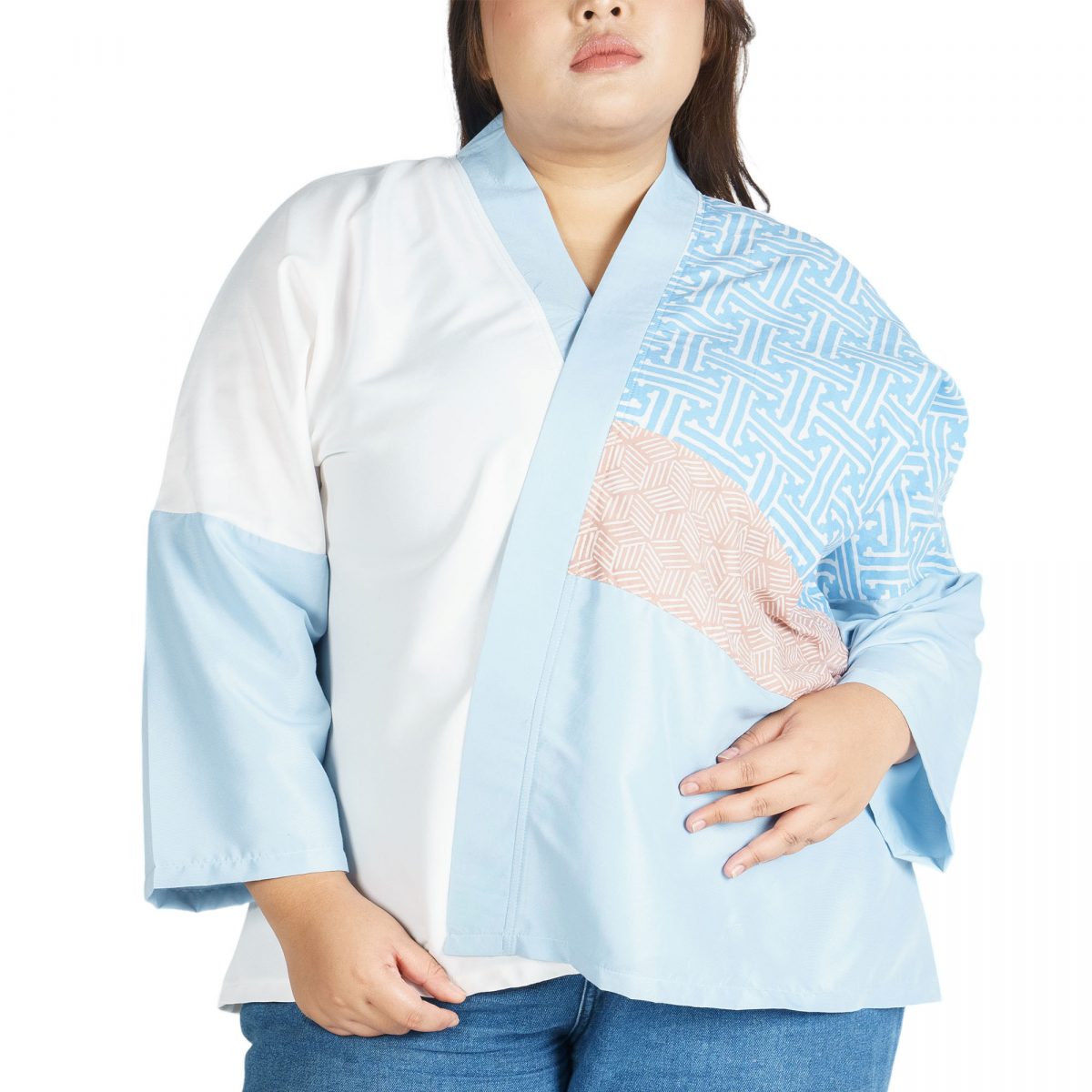 Amanda Blouse Blue - Image 3