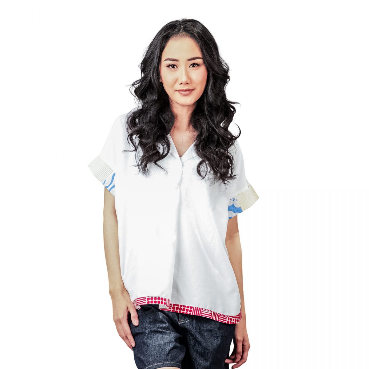 Megumi Blouse Broken White