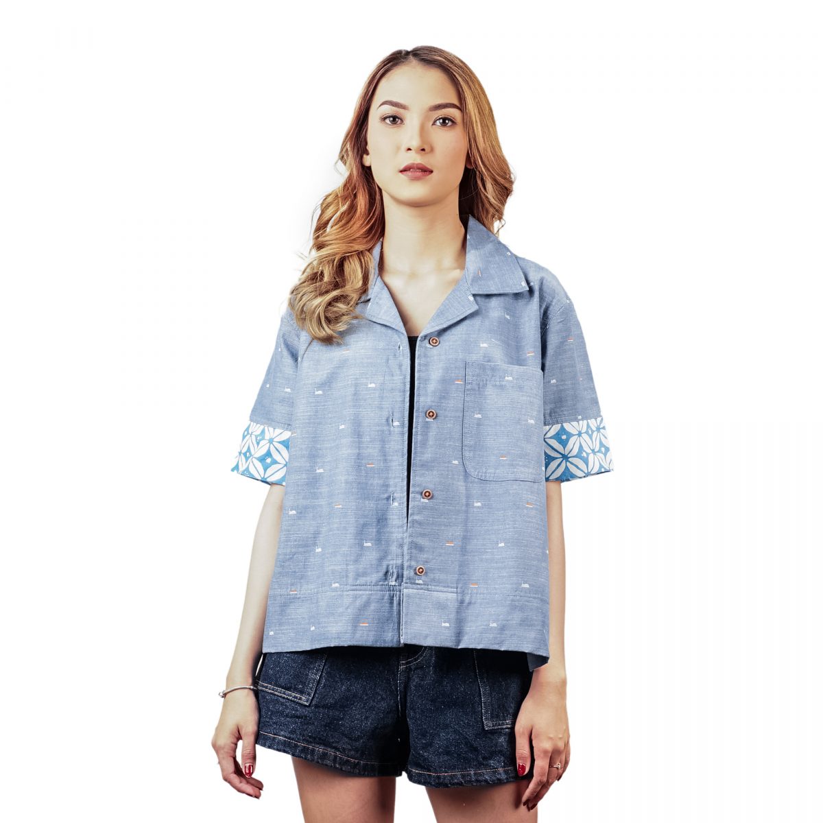 Langit Shirt Blue Grey
